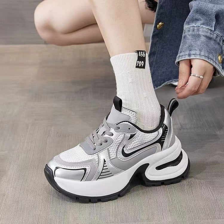 Damen Trendige High-Performance Sneakers mit dämpfender Sohle und aerodynamischem Design R&B