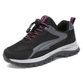 Damen sportliche Laufschuh mit atmungsaktivem Obermaterial und elastischen Schnellschnürsystem R&B