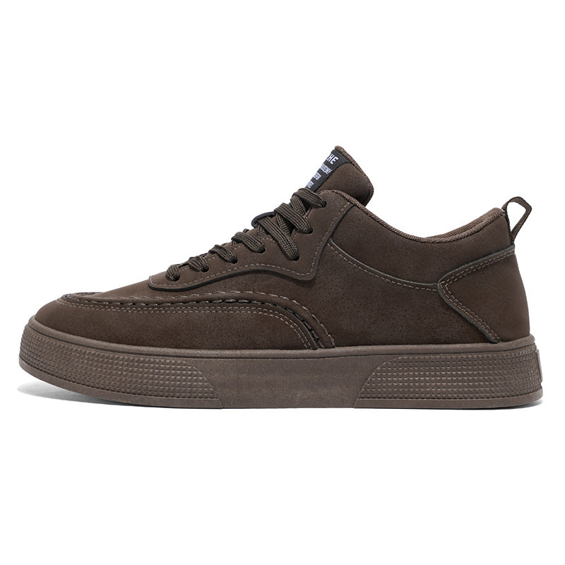 Damen entspannte Lifestyle-Sneaker mit samtigem Obermaterial und rutschfester Sohle R&B