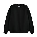 Damen bequemer Sweatshirt mit Raglanärmeln und hochwertigem Baumwollmix