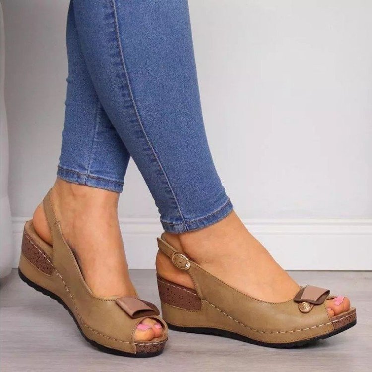 Damen Komfortable und stilvolle Riemen-Sandalen R&B