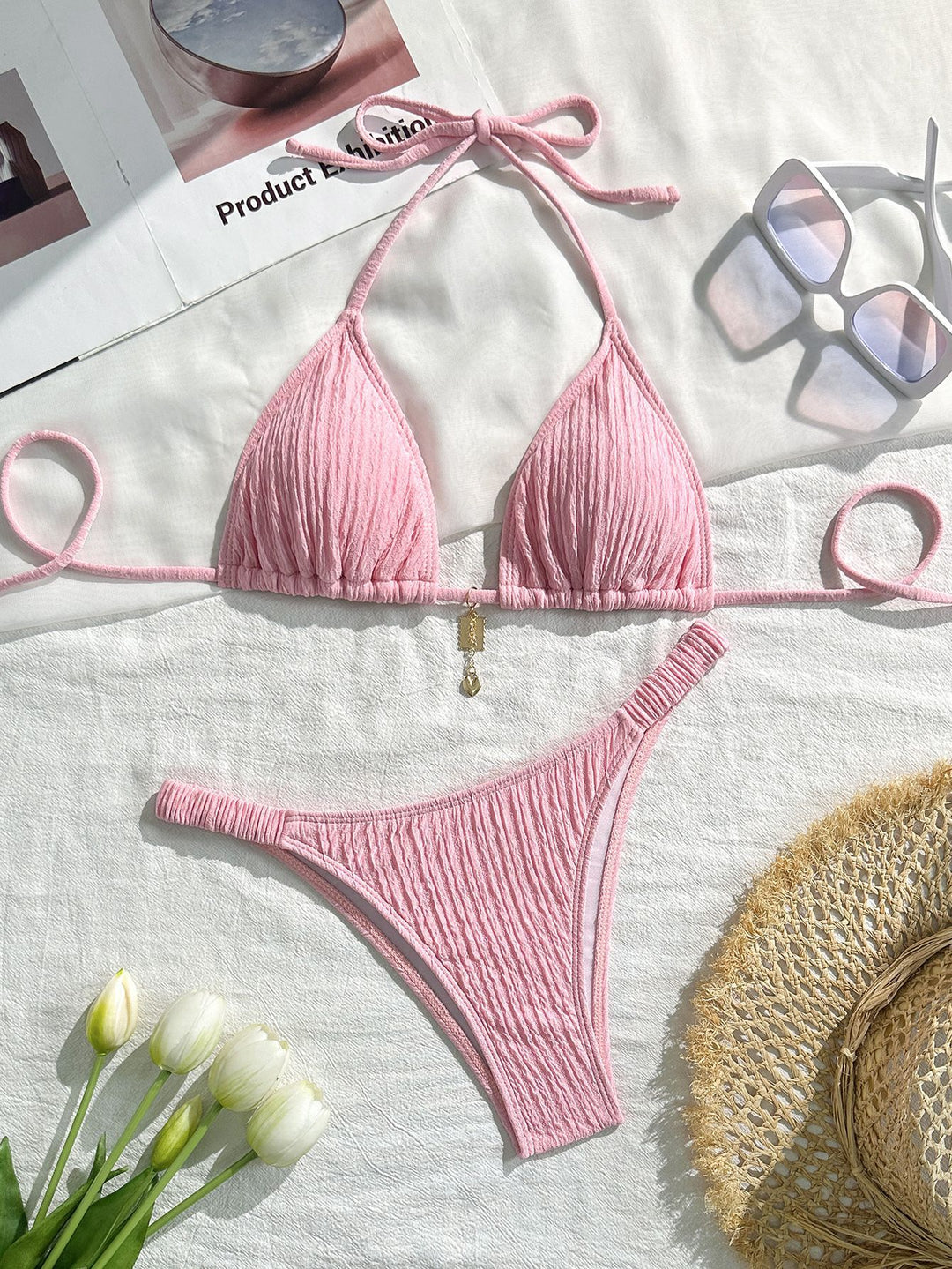 Damen Triangel-Bikini mit raffinierten Rüschen R&B