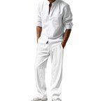 Herren lässiges Oberteil und lockere Hose Set R&B