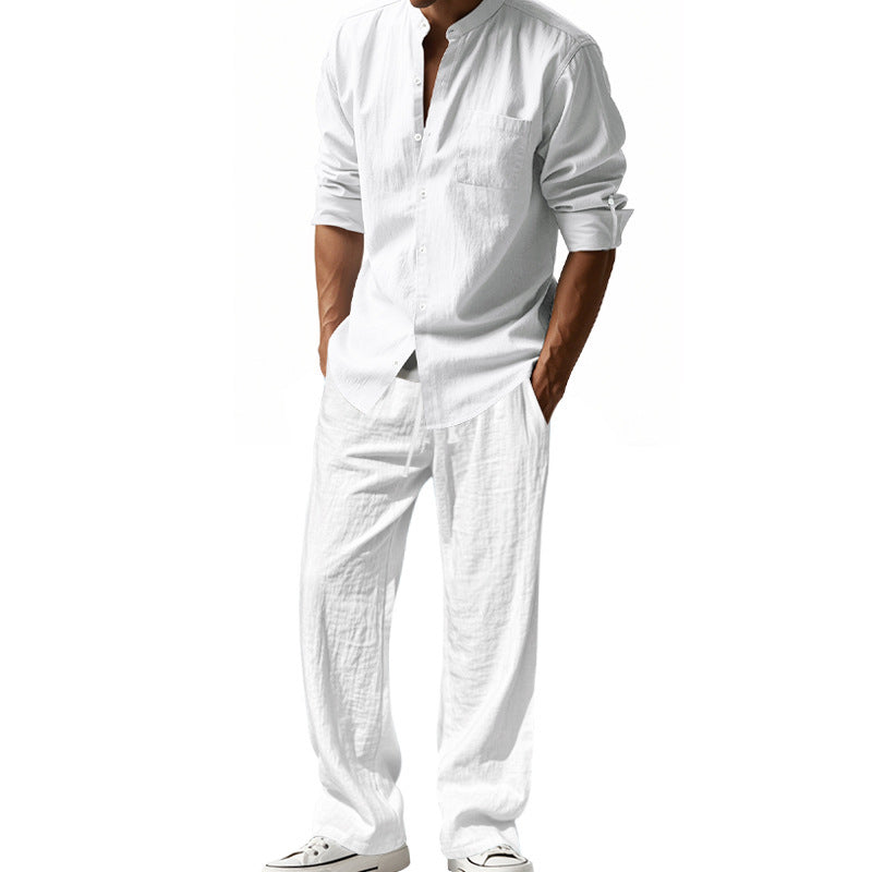 Herren lässiges Oberteil und lockere Hose Set R&B