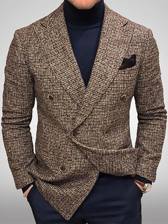 Herren stylischer doppelt-geknöpfter Blazer R&B