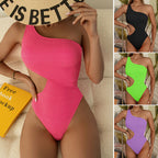 Damen Einseitiger Badeanzug mit raffiniertem Cut-Out R&B