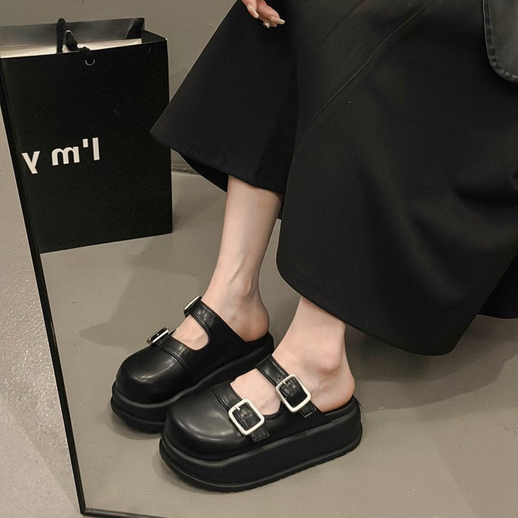 Damen praktische Clogs mit verstellbaren Riemen und rutschfester Sohle R&B