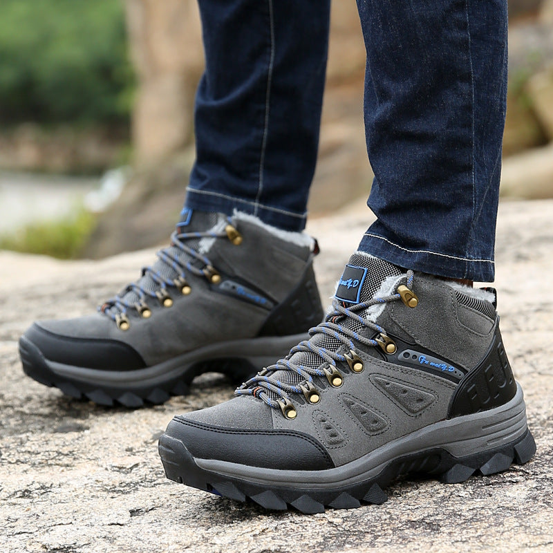 Damen wasserdichte Winterstiefel mit isolierendem Warmfutter und rutschfester Sohle R&B