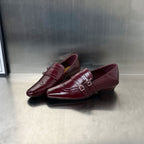Damen elegante Slipper mit modischen Schnallen R&B