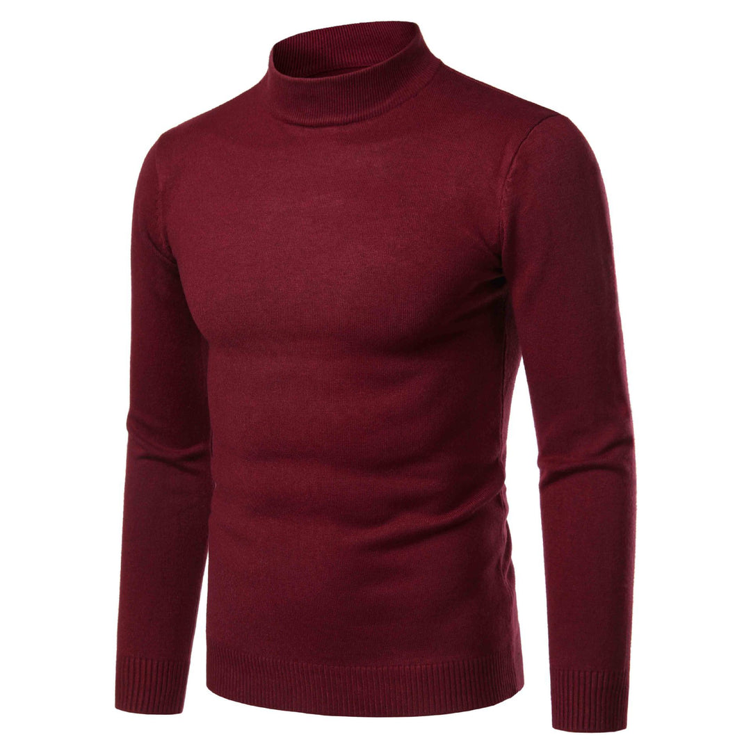 Herren warme Rollkragenpullover aus feinem Strickmaterial R&B