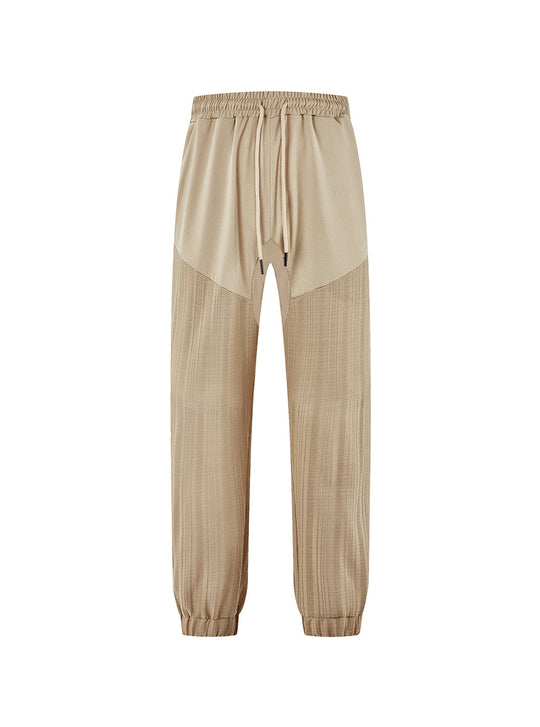Damen sportliche Jogginghose mit elastischem Bund und strukturiertem Design R&B