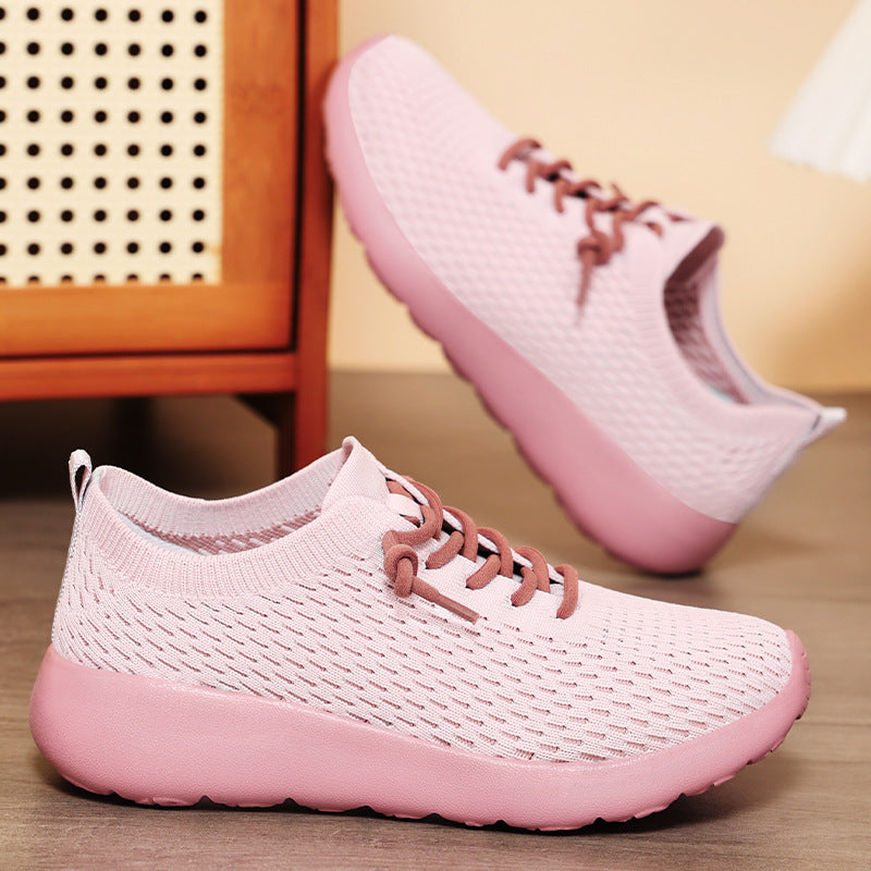 Damen Atmungsaktive Freizeitschuhe mit flexiblem Mesh-Obermaterial
