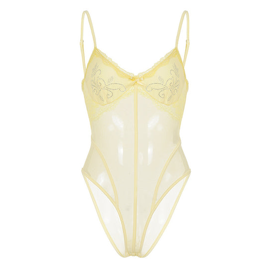 Damen Body mit verführerischen Spitze-Details und elegantem Design R&B