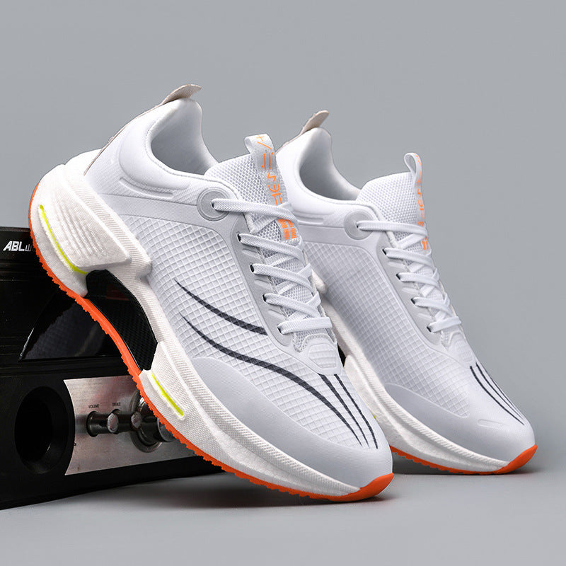 Damen sportliche Leichtathletik-Sneaker mit atmungsaktiver Mesh-Oberfläche R&B