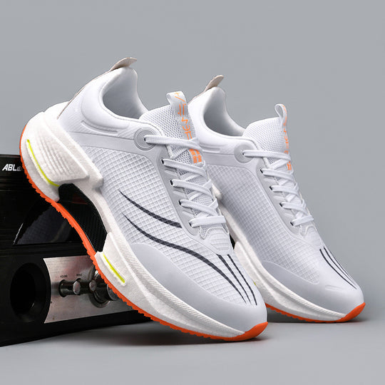 Damen sportliche Leichtathletik-Sneaker mit atmungsaktiver Mesh-Oberfläche R&B
