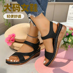 Damen bequeme Riemchen-Sandalen mit anatomischem Fußbett R&B