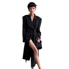 Damen Modische Oversized-Blazerjacke mit tailliertem Schnitt und eleganten Details R&B