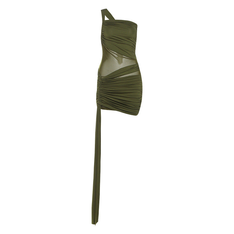 Damen Wickelkleid mit asymmetrischem Design und raffinierten Drapierungen R&B