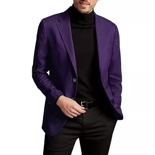 Herren eleganter Blazer mit modernem Schnitt und praktischen Taschen R&B