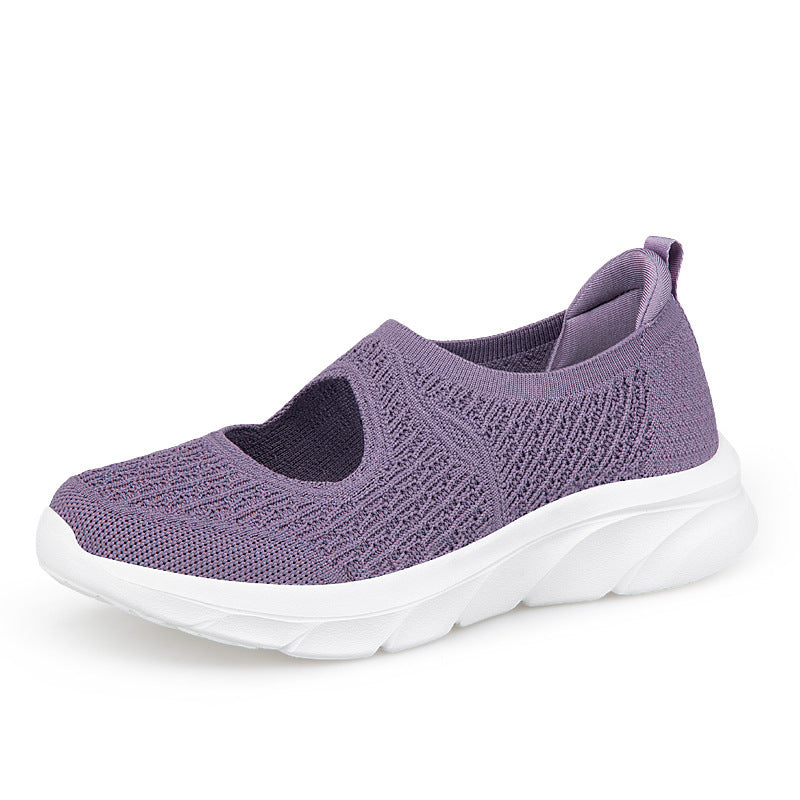 Damen Slip-On Freizeitschuhe mit atmungsaktivem Textil-Obermaterial R&B