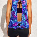 Damen Sportliches Tankini-Oberteil mit elegantem Rückenausschnitt R&B