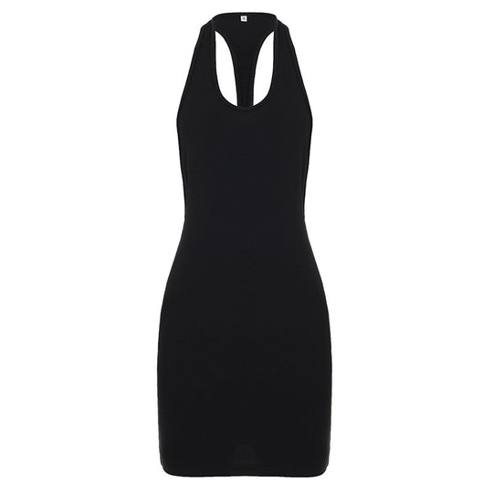 Damen figurbetontes Sportkleid mit Racerback-Design R&B