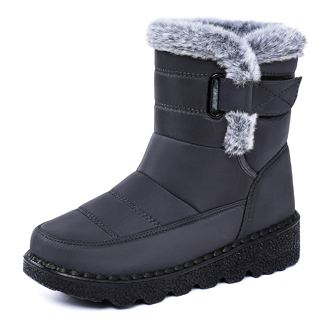 Damen Isolierte Winterstiefel mit weichem Innenfutter und praktischen Schnallen R&B