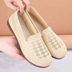 Damen Atmungsaktive Ballerinas mit floralen Details R&B