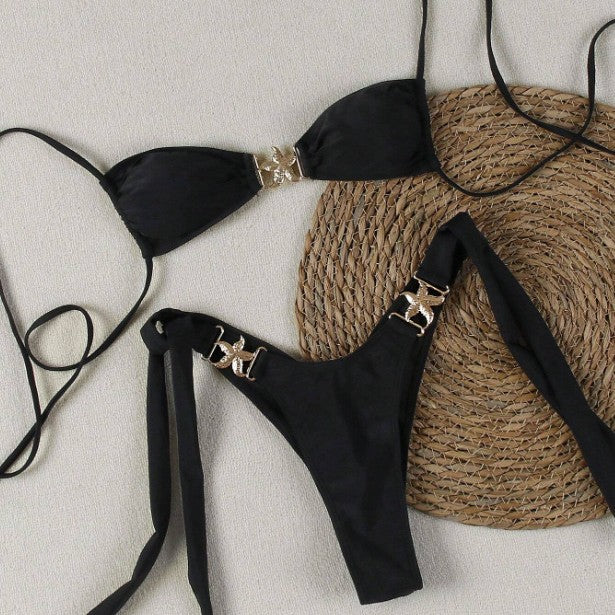 Damen Bikini-Set mit eleganten Schleifen-Details R&B