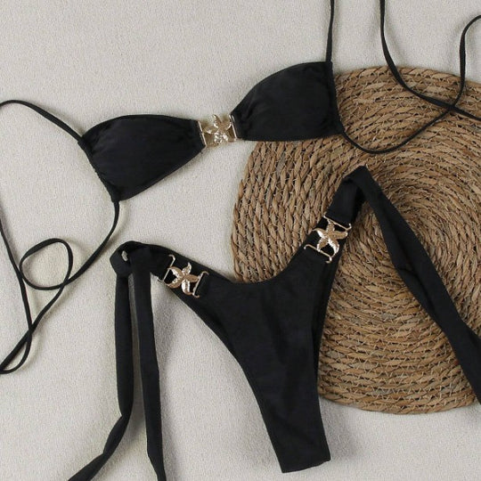 Damen Bikini-Set mit eleganten Schleifen-Details R&B