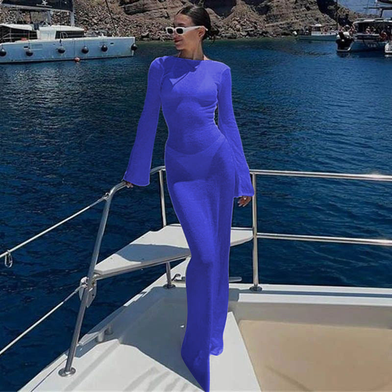 Damen elegantes, figurbetontes Abendkleid R&B
