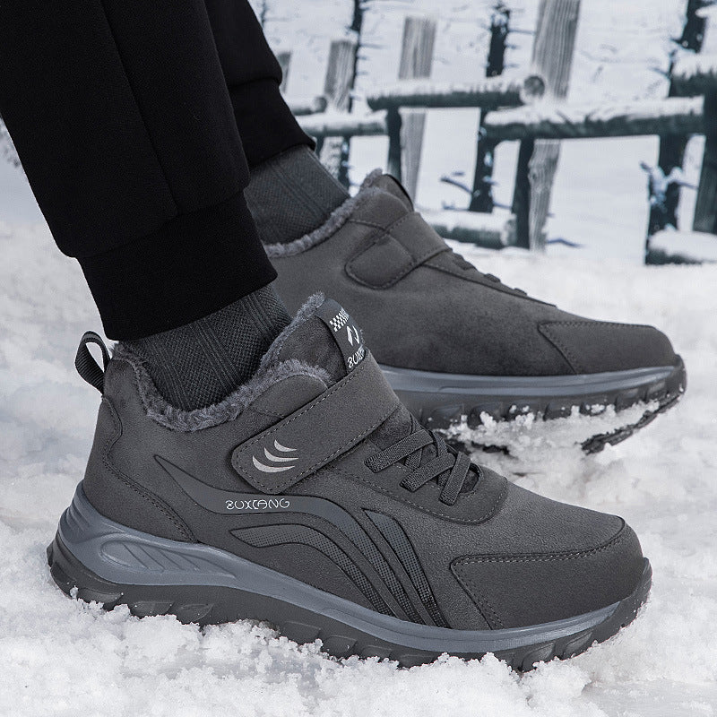 Damen Isolierte Winter-Stiefel mit rutschfester Sohle und praktischem Klettverschluss R&B