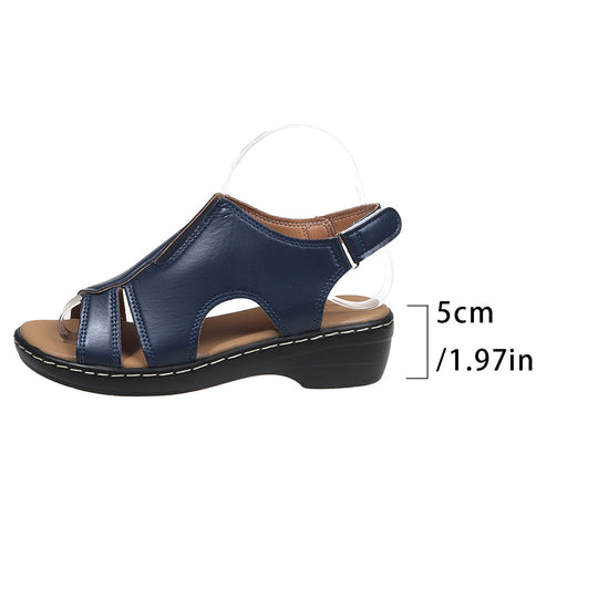 Damen Komfortable und stilvolle Sandalen mit verstellbarem Riemen R&B