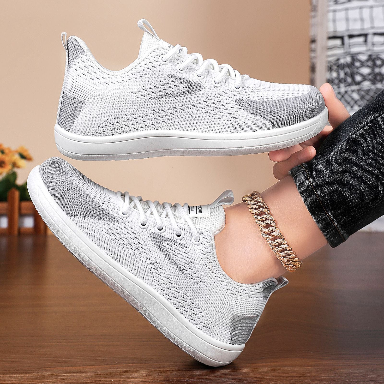 Damen Leichte und atmungsaktive Freizeitschuhe mit flexibler Sohle R&B