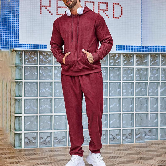 Herren Kapuzenpullover und Jogginghose Set R&B