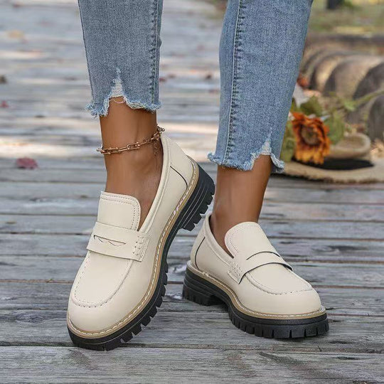 Damen bequeme und stylische Mokassins mit rutschfester Sohle R&B