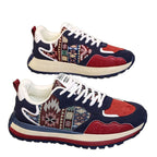 Damen Sportliche Sneakers mit attraktivem Ethno-Design EB