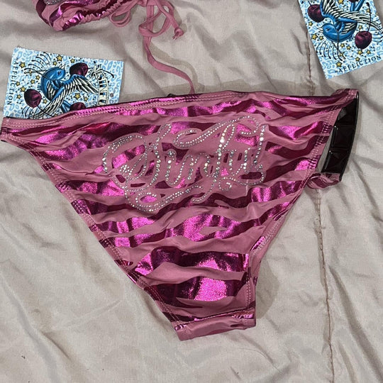 Damen Bikini-Set mit funkelndem Detail und außergewöhnlichem Design R&B