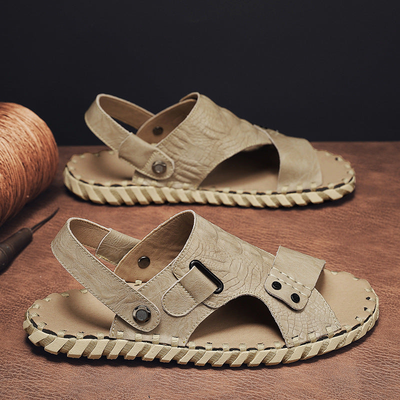 Herren Modische Sandalen mit verstellbarem Riemensystem und rutschfester Sohle R&B