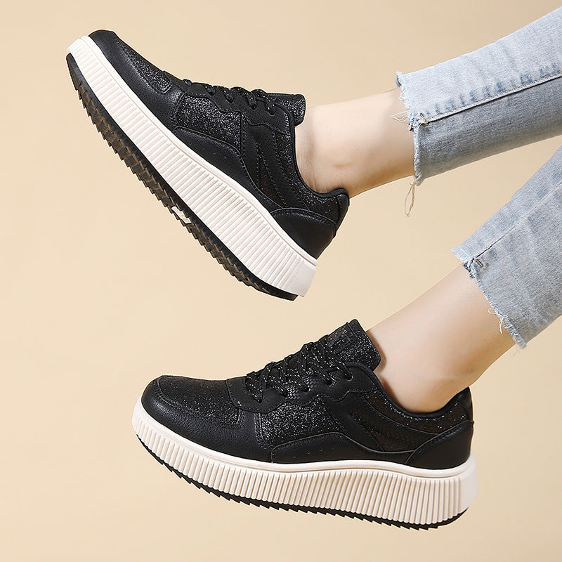Damen Sneaker mit strukturiertem Obermaterial und dämpfender Sohle R&B