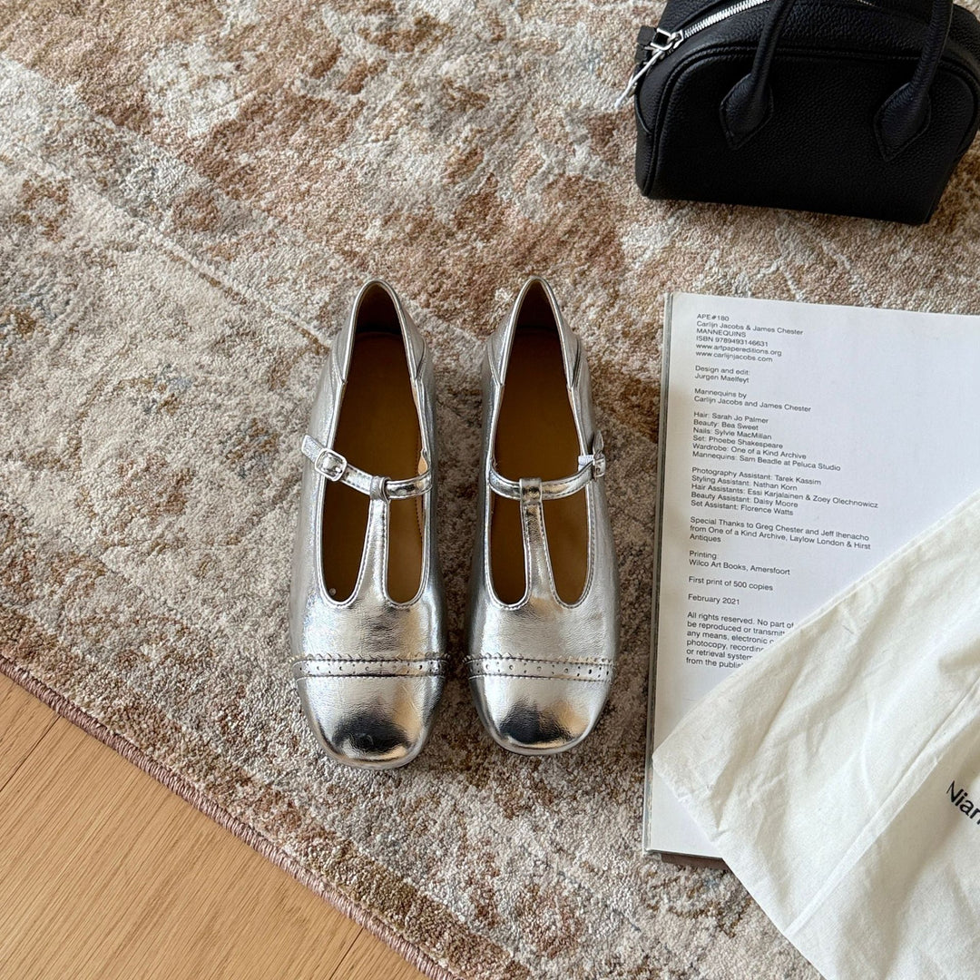 Damen Ballerinas mit modischem Riemchen und komfortabler Polsterung R&B