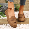 Damen Mokassins mit modischem Quasten-Detail und bequemer Sohle R&B
