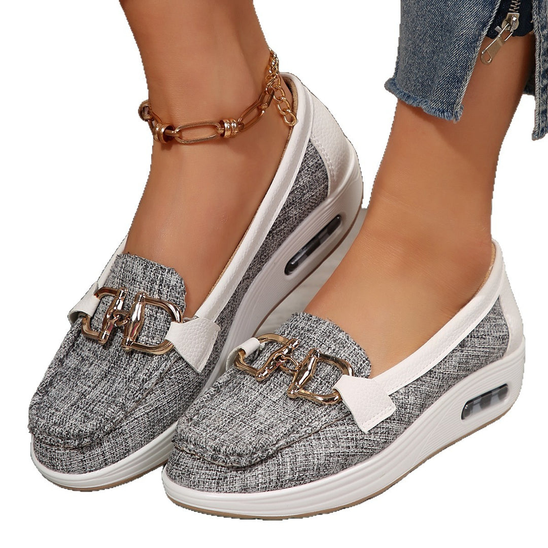Damen Slip-On Sneaker mit modischem Metallakzent R&B