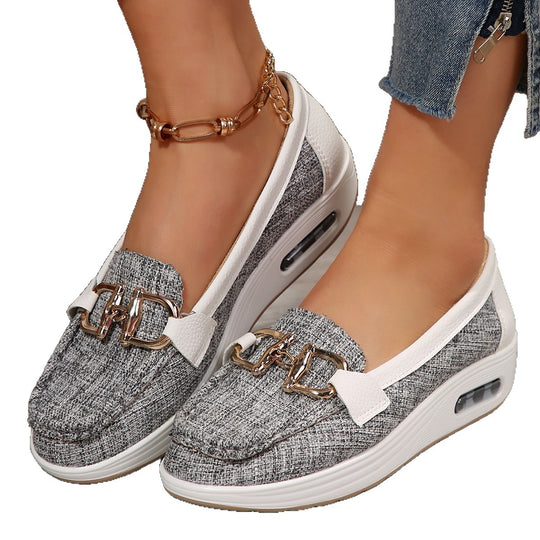 Damen Slip-On Sneaker mit modischem Metallakzent R&B