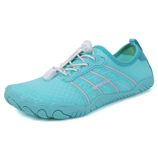 Damen flexible Wassersportschuhe mit rutschfester Sohle und elastischem Schnürsystem R&B