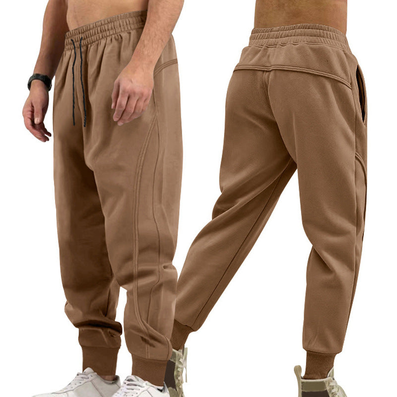 Herren sportliche Jogginghose mit elastischem Bund und Taschen R&B