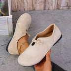 Damen Mokassin Schuhe mit modischem Schnür-Detail und bequemer Sohle R&B