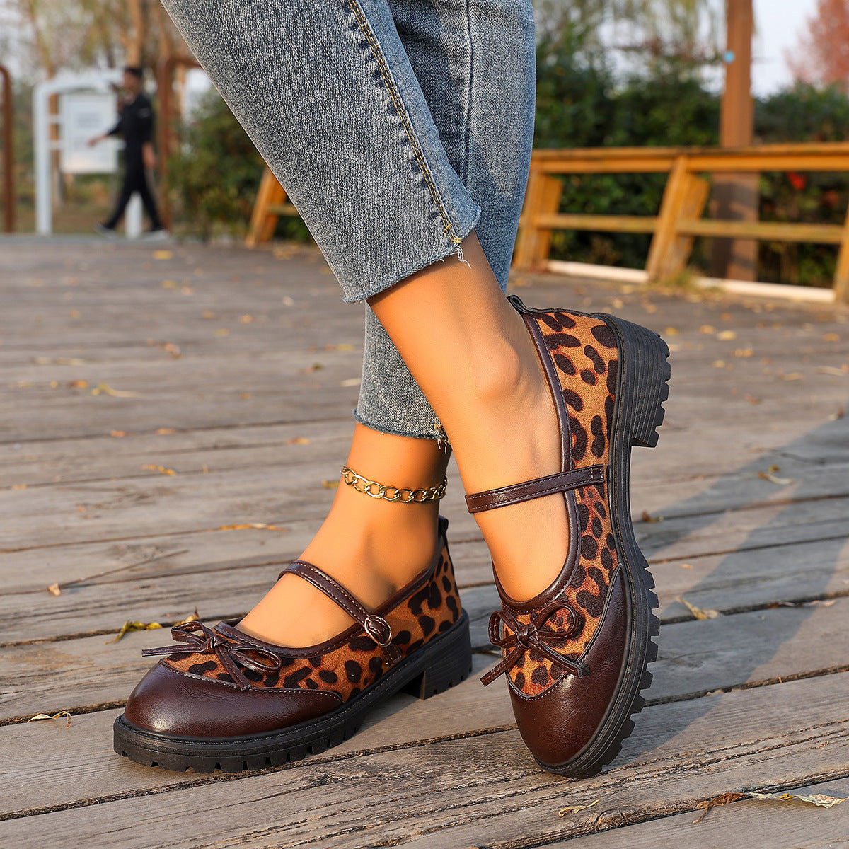 Damen Ballerinas im R&Brnen Leo-Design R&B