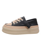 Damen Bequeme Sneaker mit Plateau-Sohle