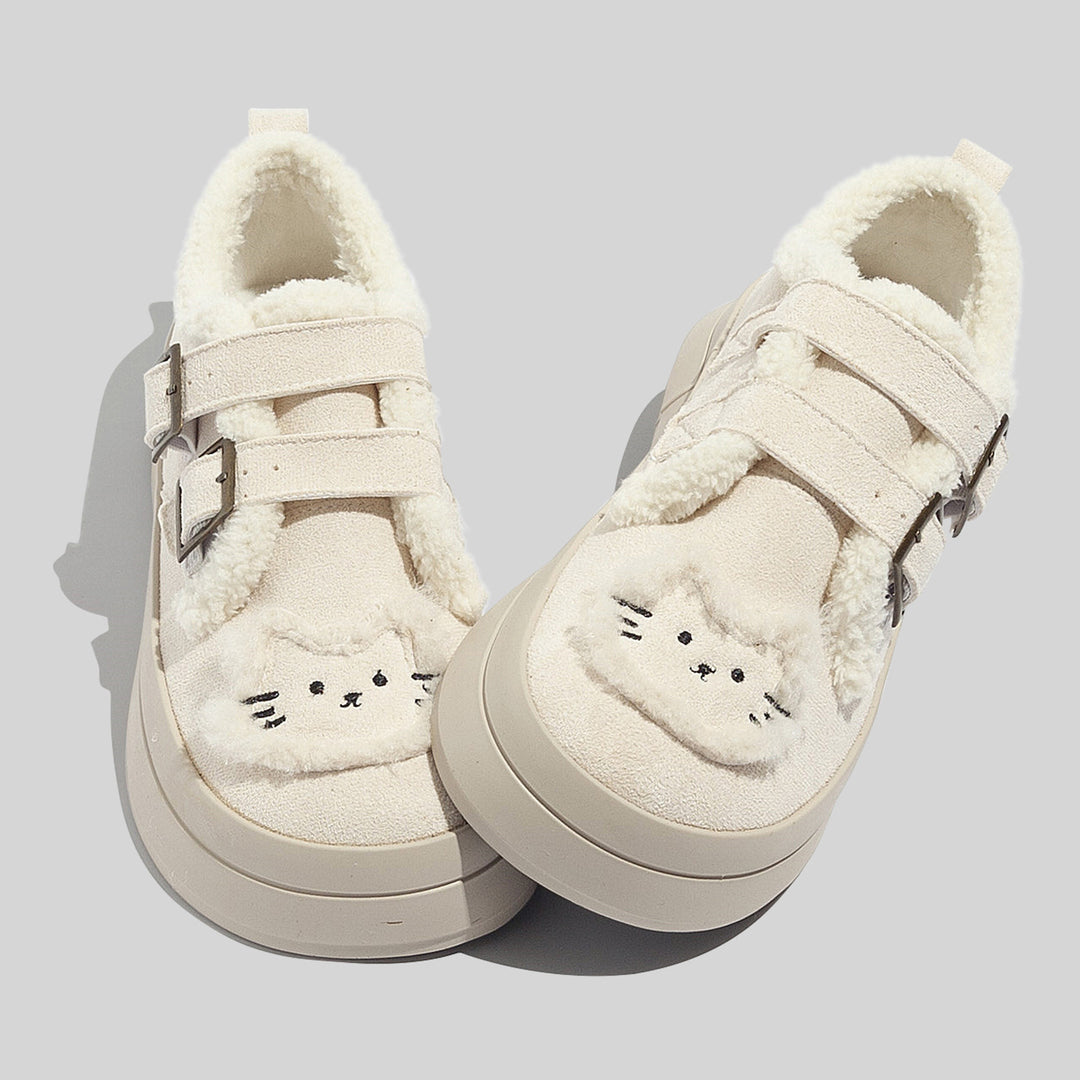 Damen Komfortable Sneaker mit weichem Innenfutter und dekorativen Riemen R&B